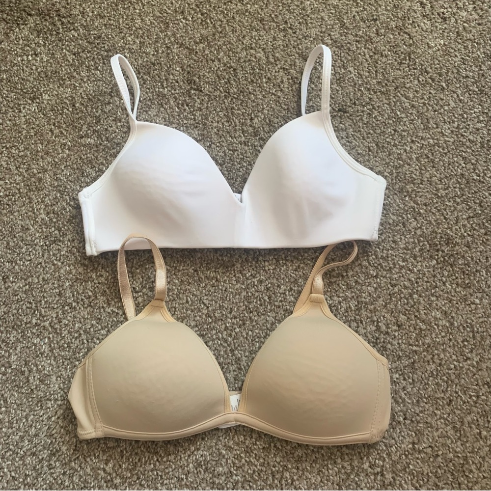 Delta Bra Bundle 34A White Beige
